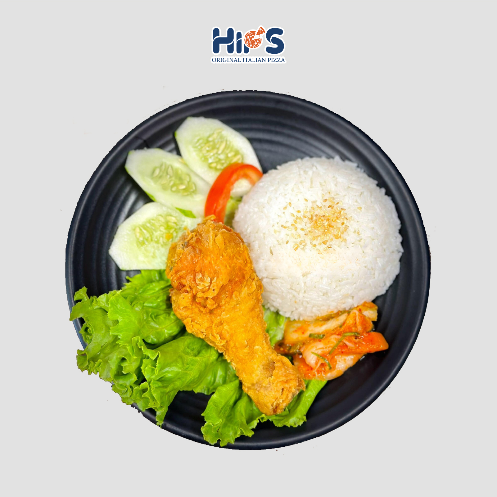 Cơm đùi gà sốt chua ngọt