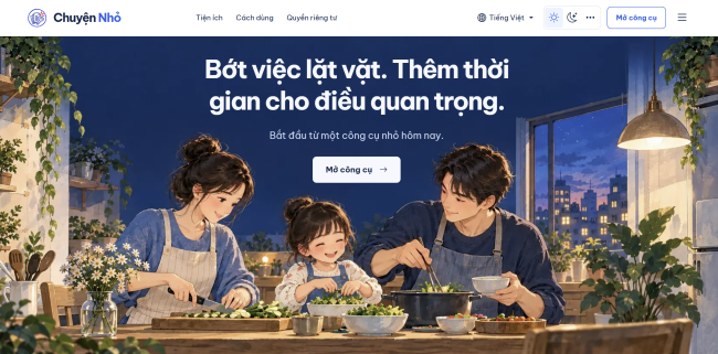 Chuyện nhỏ – Công cụ miễn phí cho mọi người | Pizza Hip’s