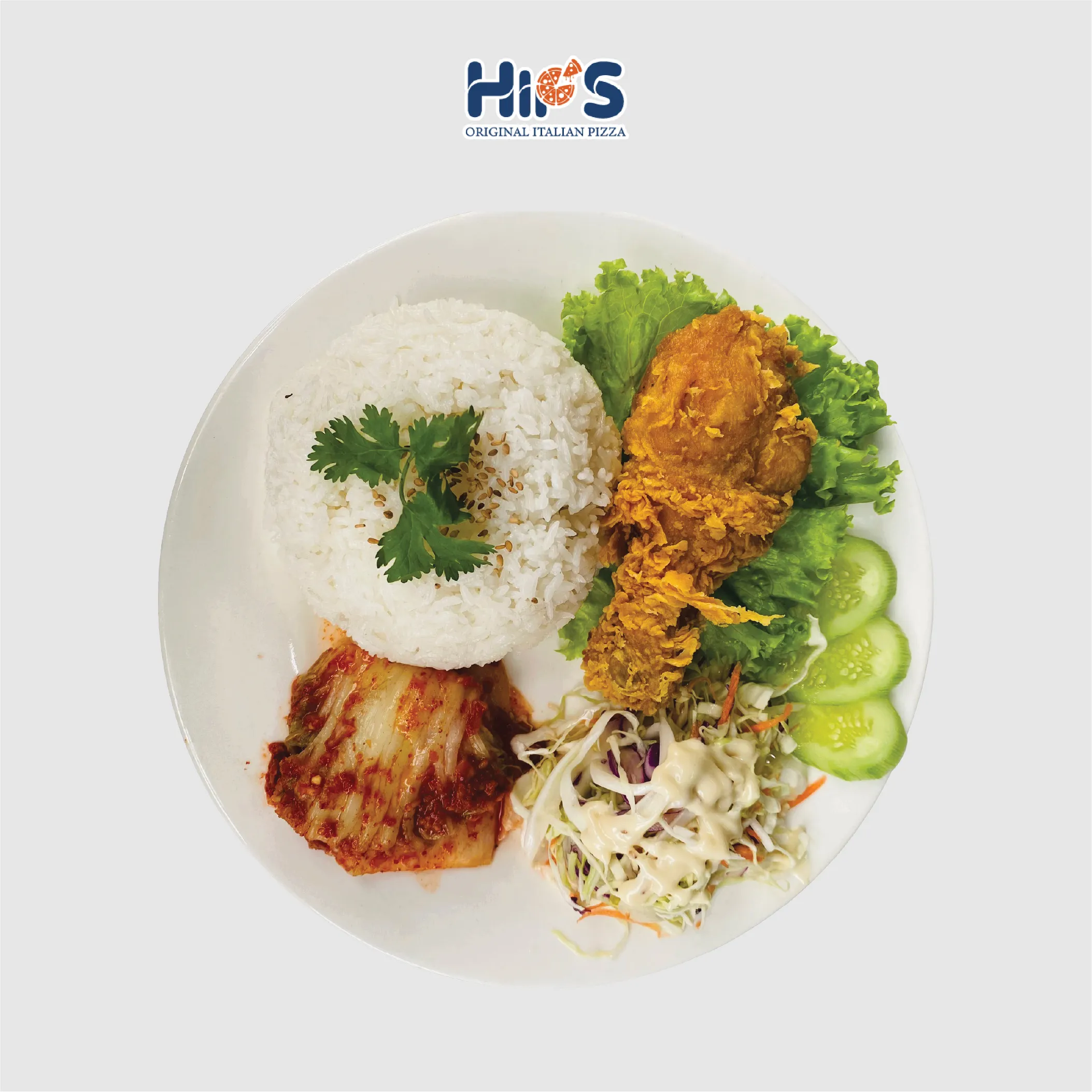 Crispy Chicken Drumstick Rice