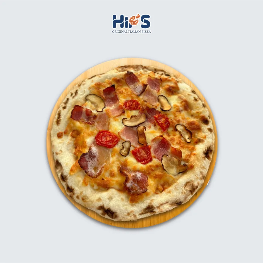 Pizza Ba chỉ hun khói