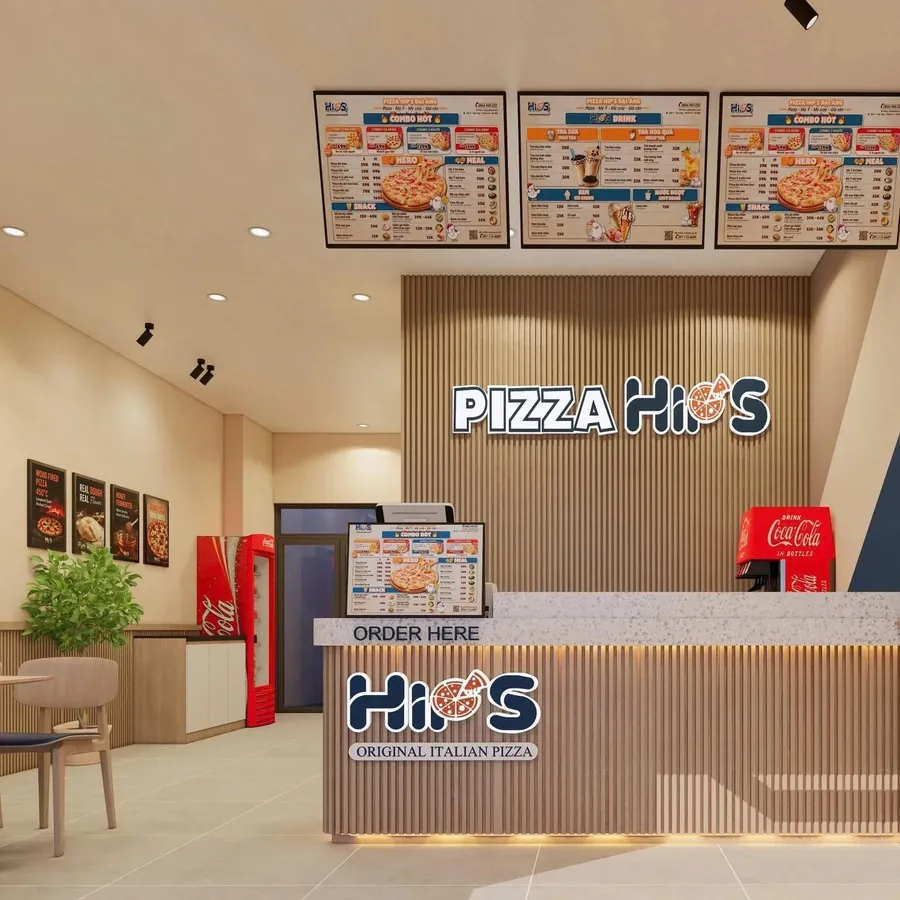 Mô hình nhà hàng Pizza Hip's Resto