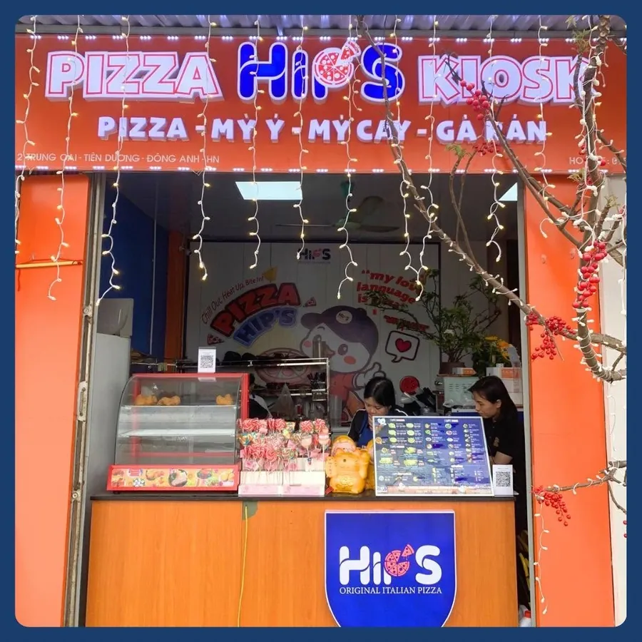 Mô hình kiosk Pizza Hip's